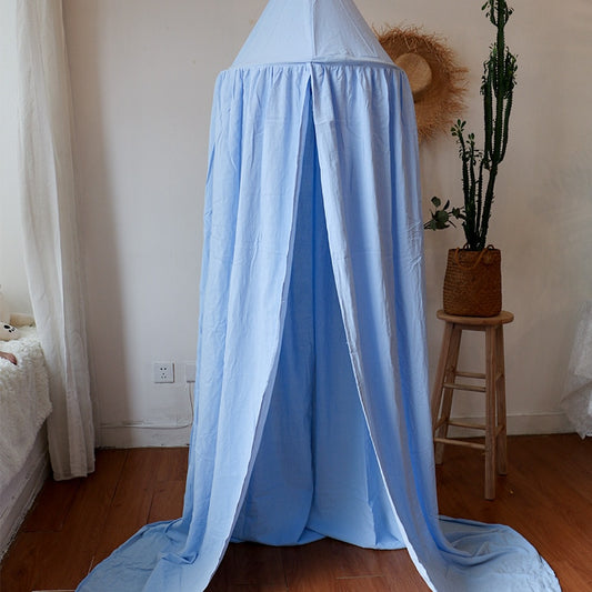 voile de lit bébé bleu