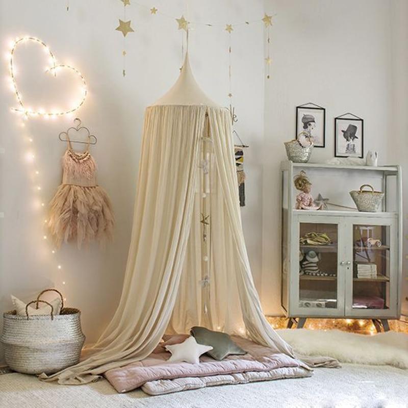 ciel de lit bébé ivoire