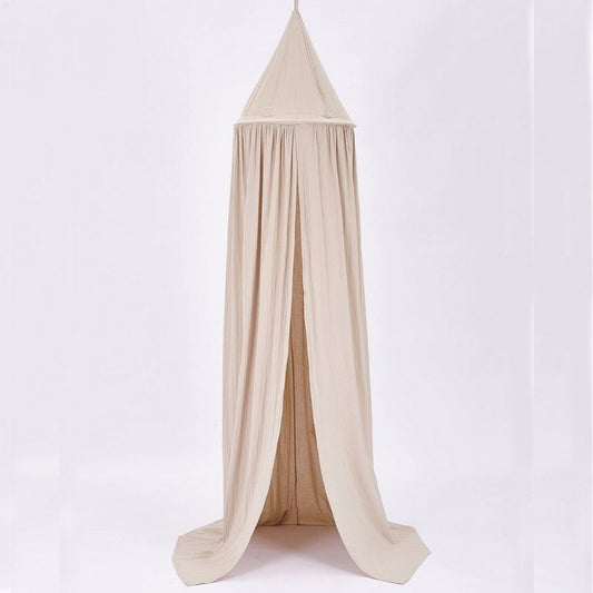 ciel de lit tissu ivoire