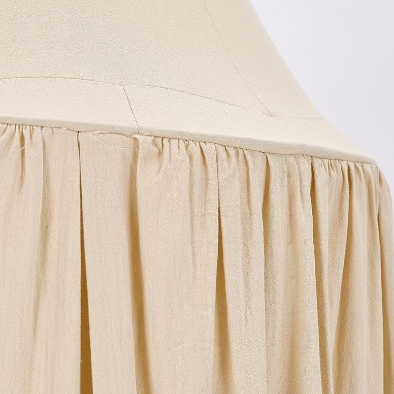 tissu ciel de lit beige