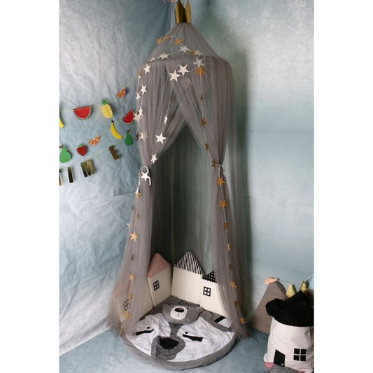 voile de lit bébé taupe