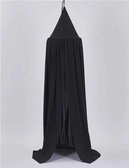 voile lit noir