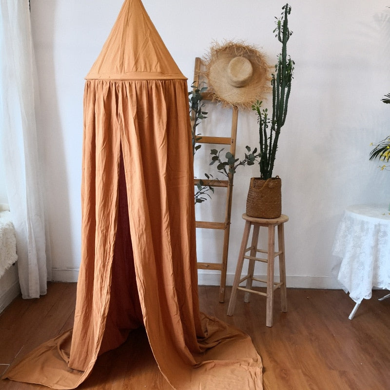 voile de lit bébé camel