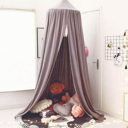 voile de lit taupe