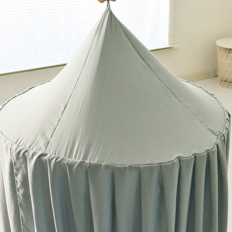 ciel de lit pour chambre bébé vert d'eau