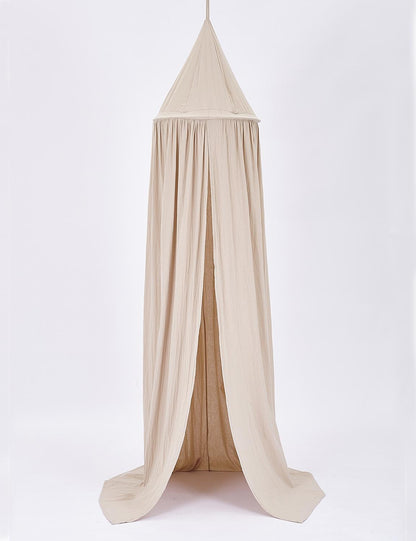 ciel de lit pour bebe beige