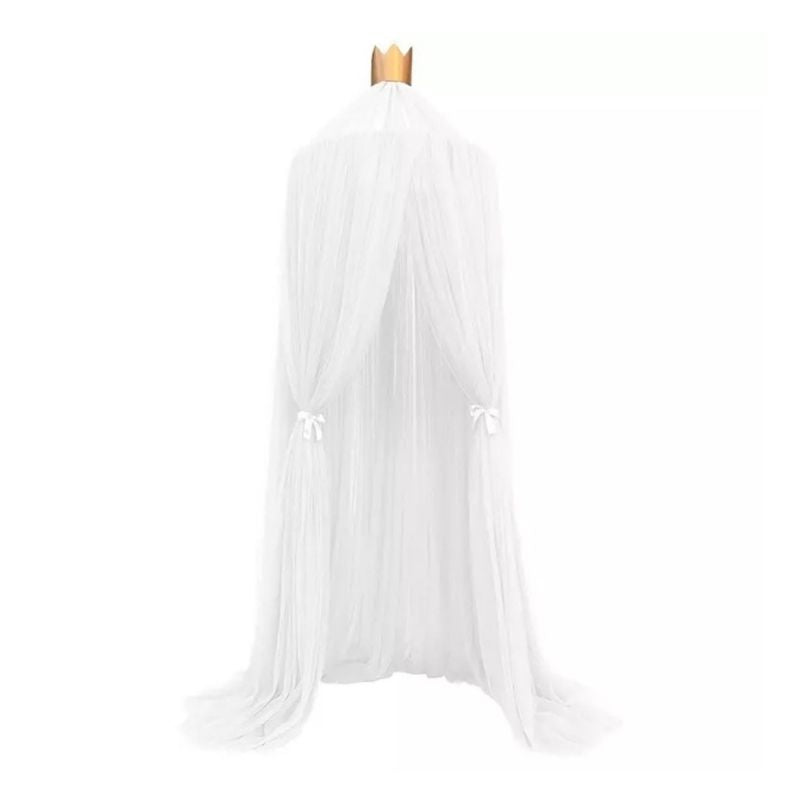 ciel de lit princesse blanc