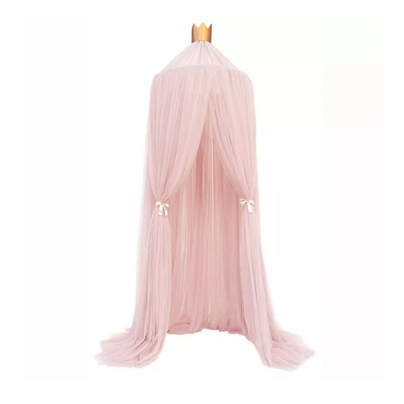 ciel de lit princesse rose clair