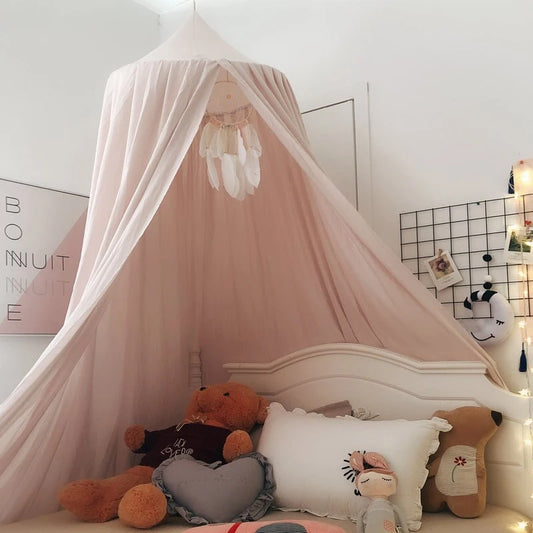 Ciel de lit en tulle à paillettes - rose poudré, Chambre et rangement Ciel de lit en tulle à paillettes - rose poudré, Chambre et rangement
