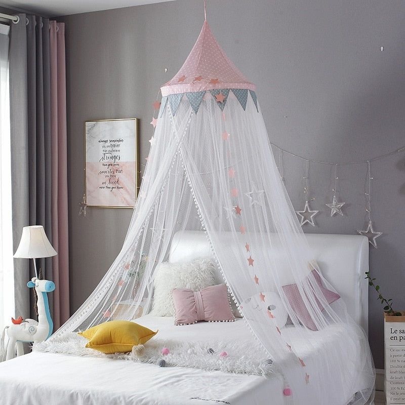 ciel de lit transparent fille