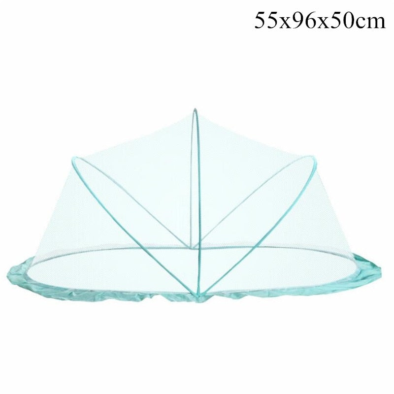 moustiquaire lit bébé pliable bleu