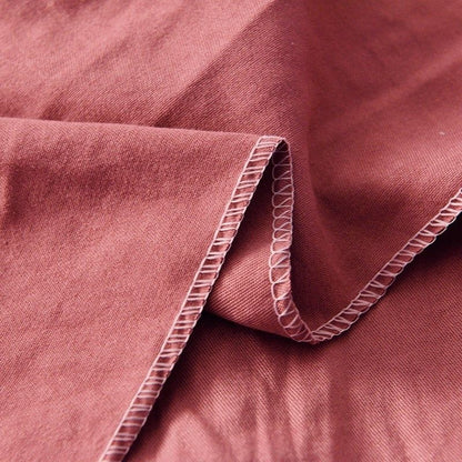 tissu ciel de lit couleur terracotta