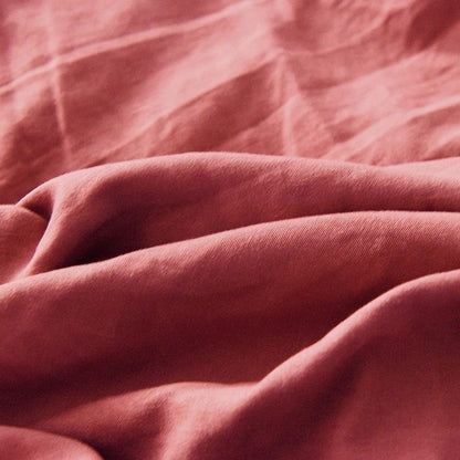 tissu ciel de lit terracotta