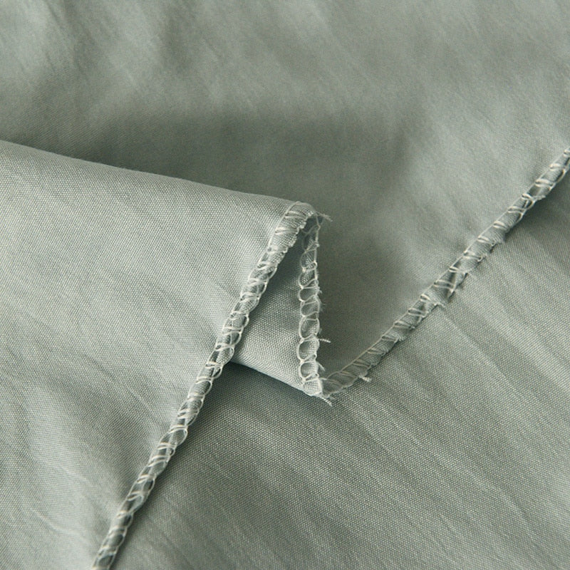 tissu coton ciel de lit vert d'eau
